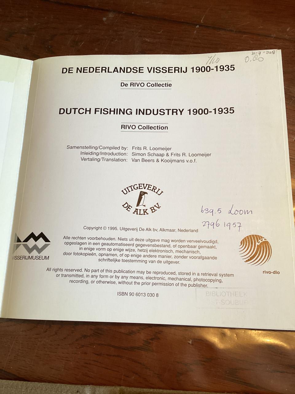 De Nederlandse visserij 1900-1935