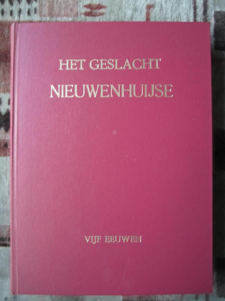 Gezocht Boek Het Geslacht Nieuwenhuijze