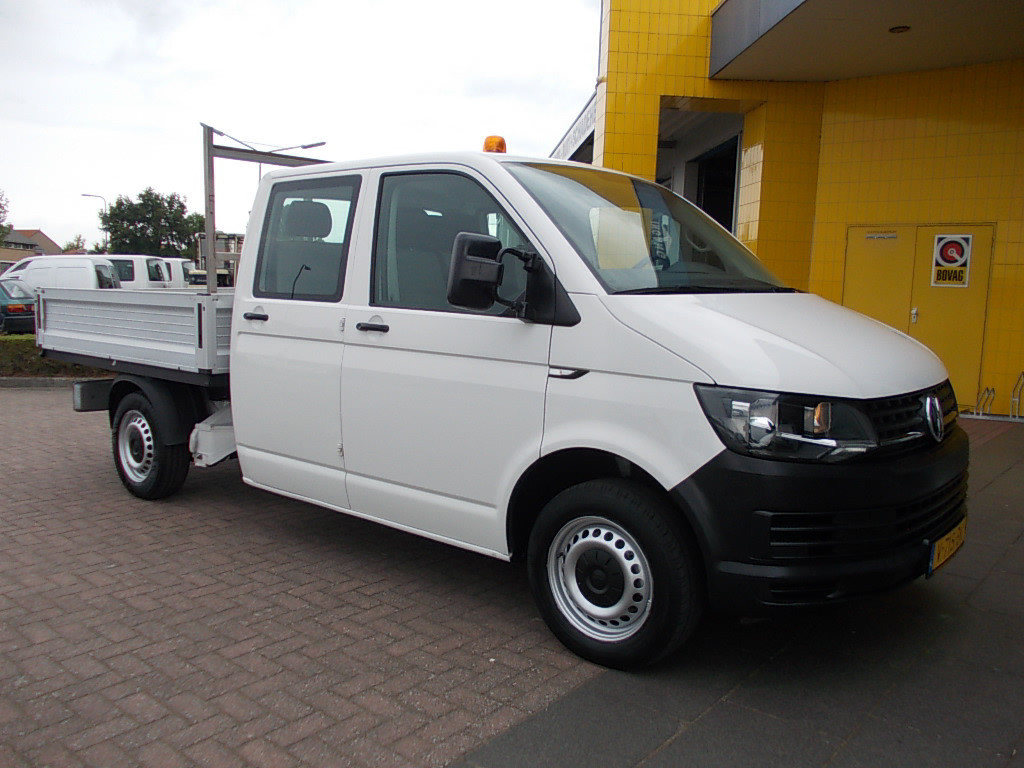 Volkswagen Transporter 2.0 tdi l2h1 dc pick-up, kipper, open laadbak