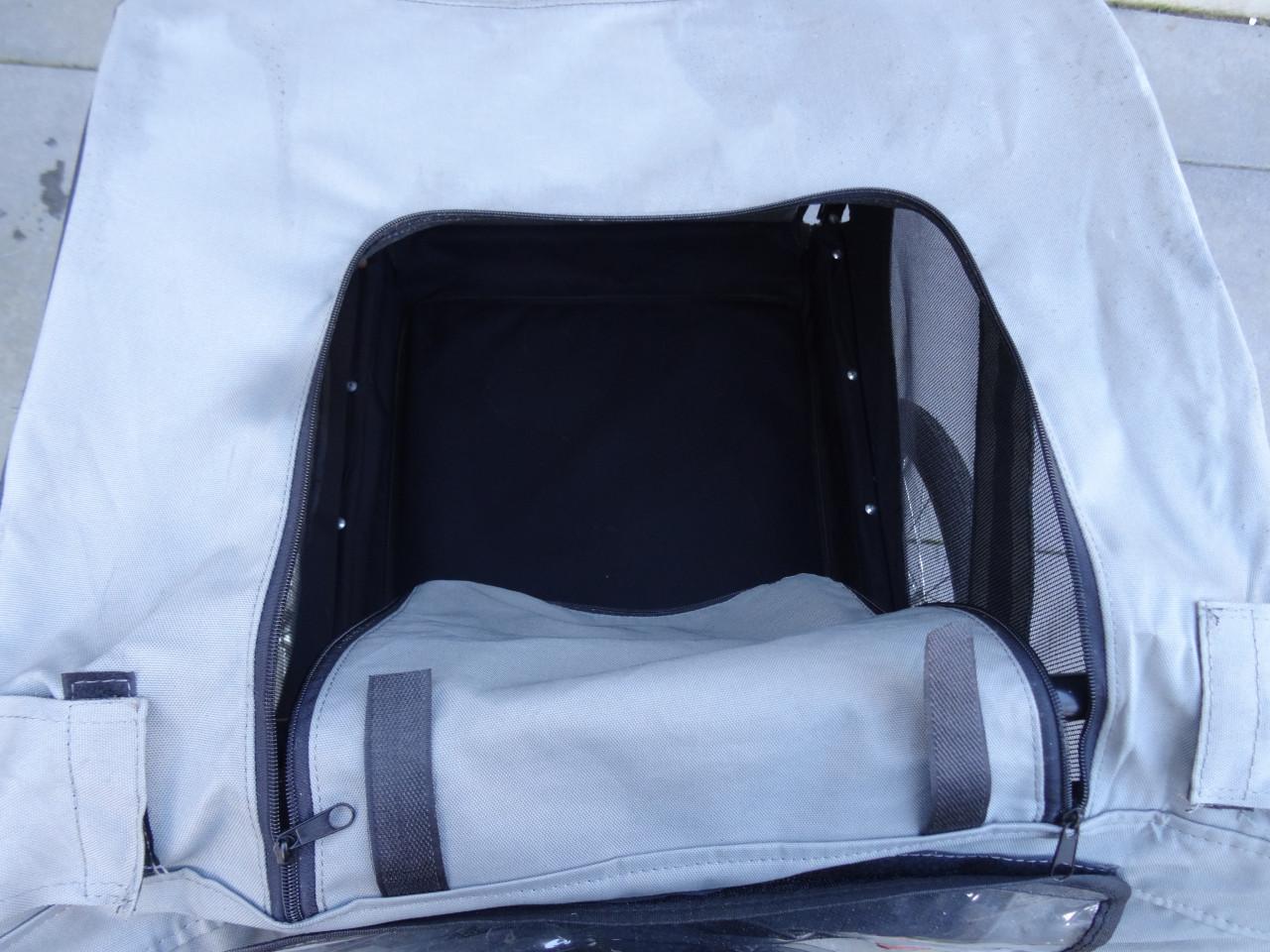 🚲🐶 Flamingo Fietskar Hoogte: 66 cm Breedte: 55 cm