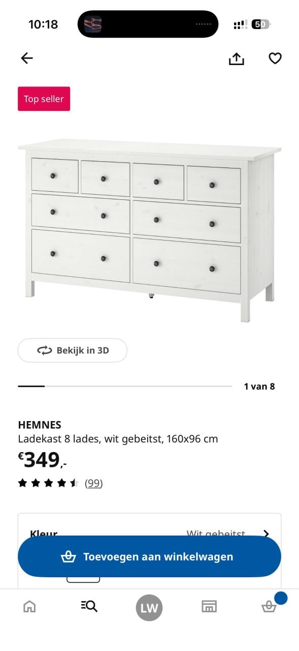 IKEA hemnes ladekast