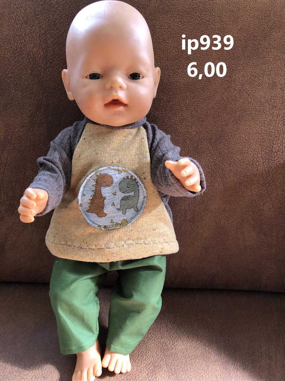 Poppenkleertjes baby born. Set dino. Opbrengst KiKa.