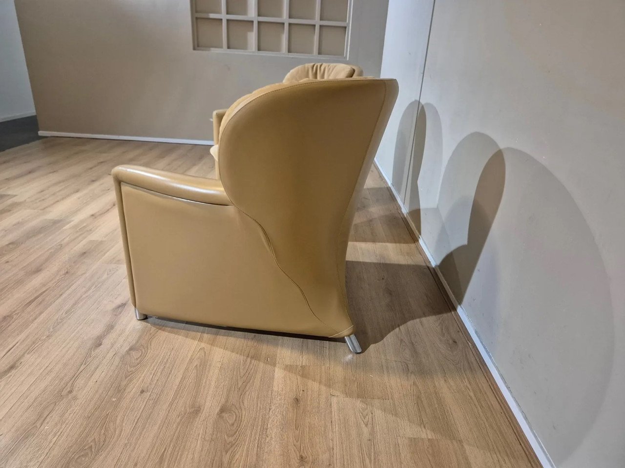 2x Leolux Excalibur Fauteuils - Leer - Alcantara - Design