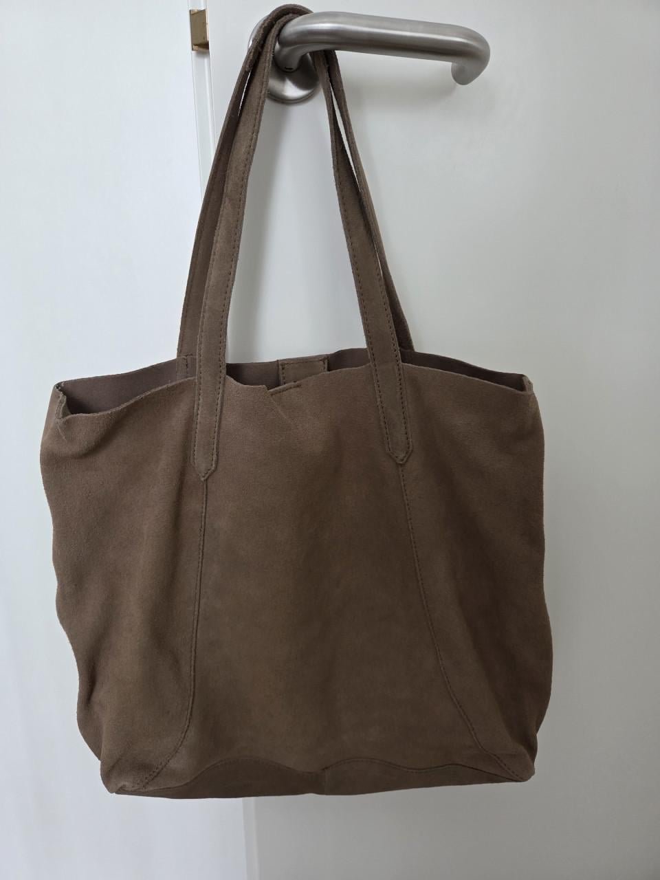 Suède shopper Salted, NIEUW