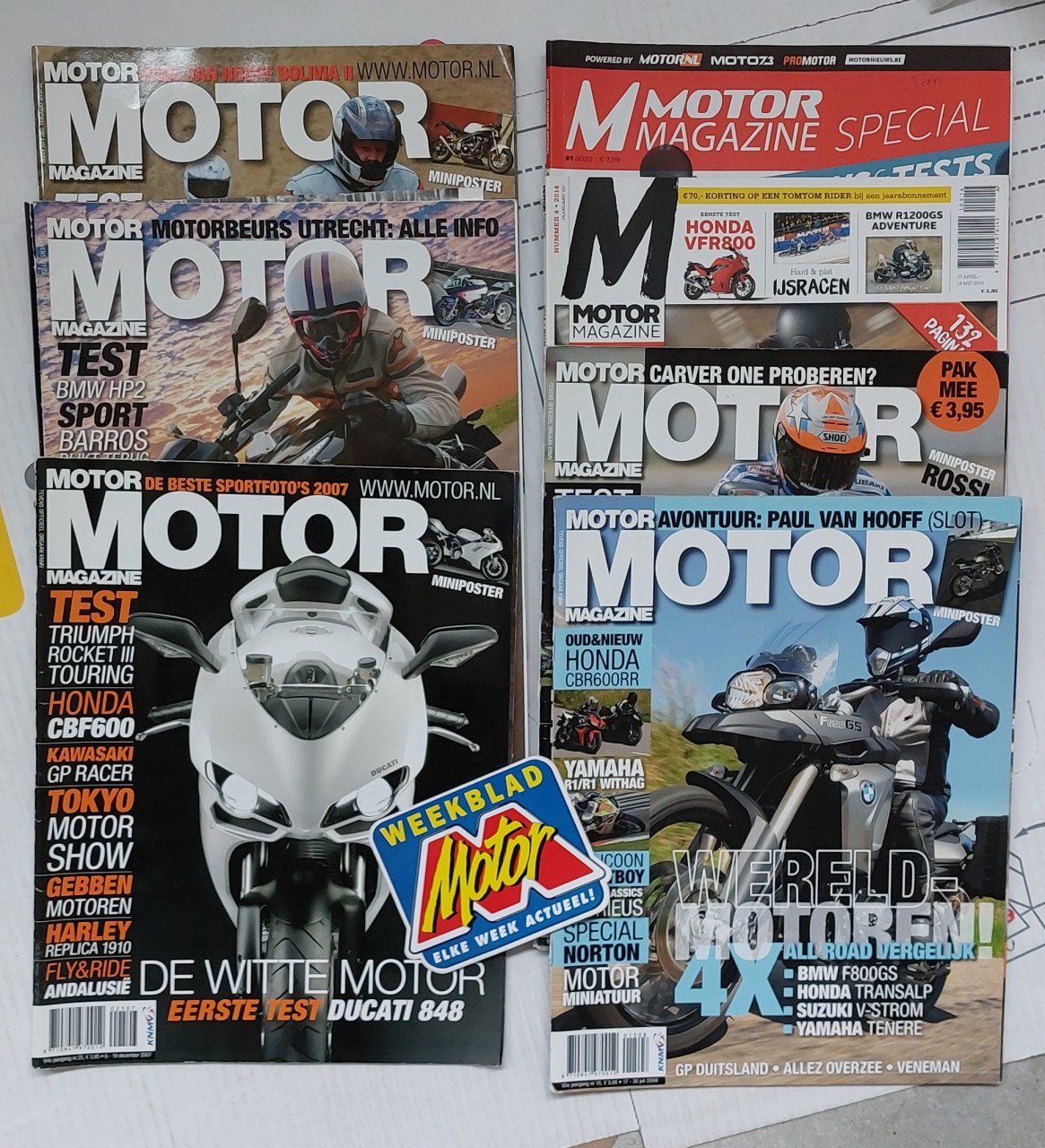 Magazines motormagazines motorblaadjes tijdschriften