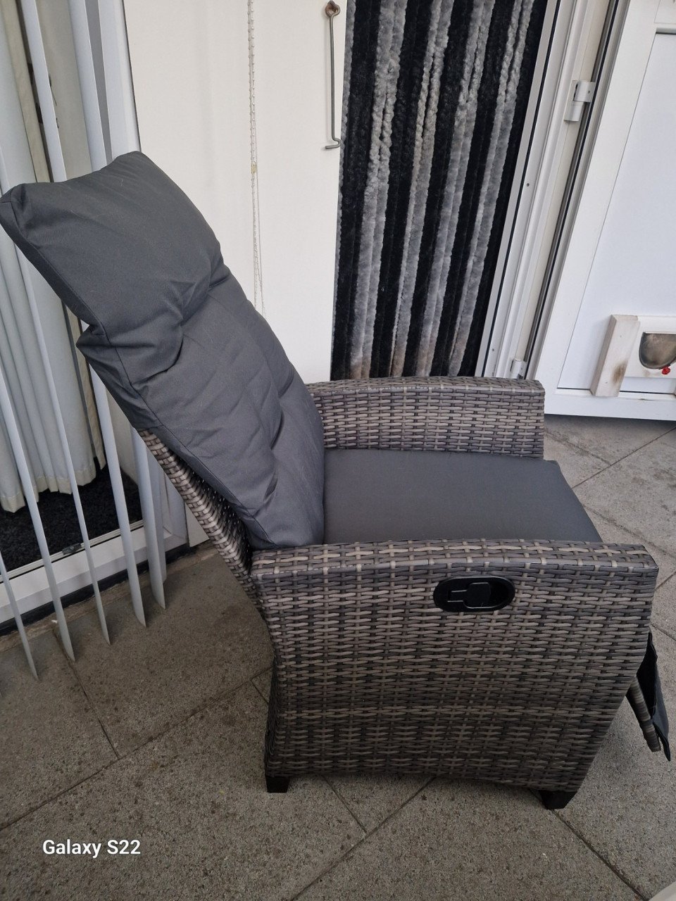 2 Verstelbare tuinstoelen