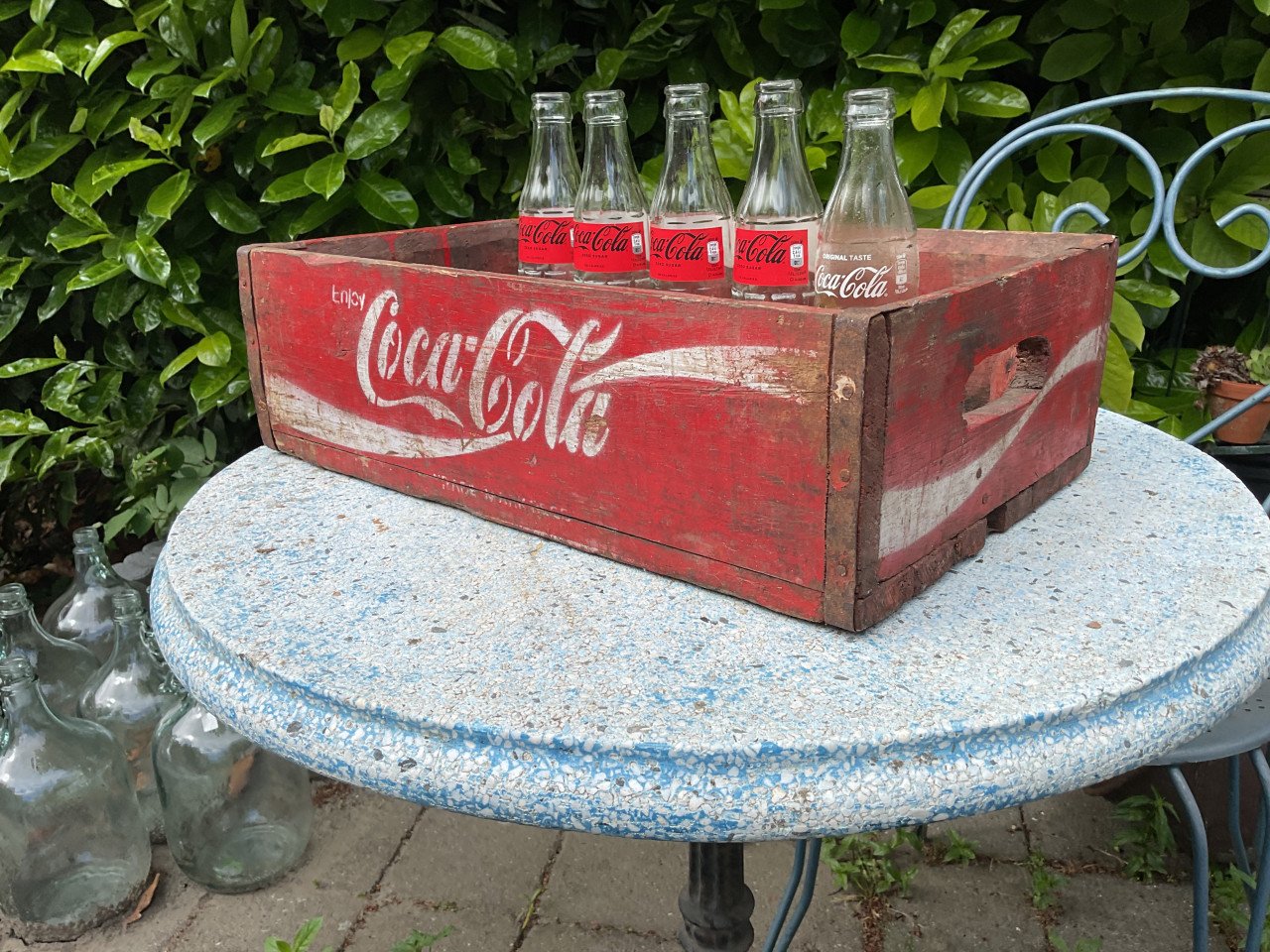 Houten krat Coca Cola