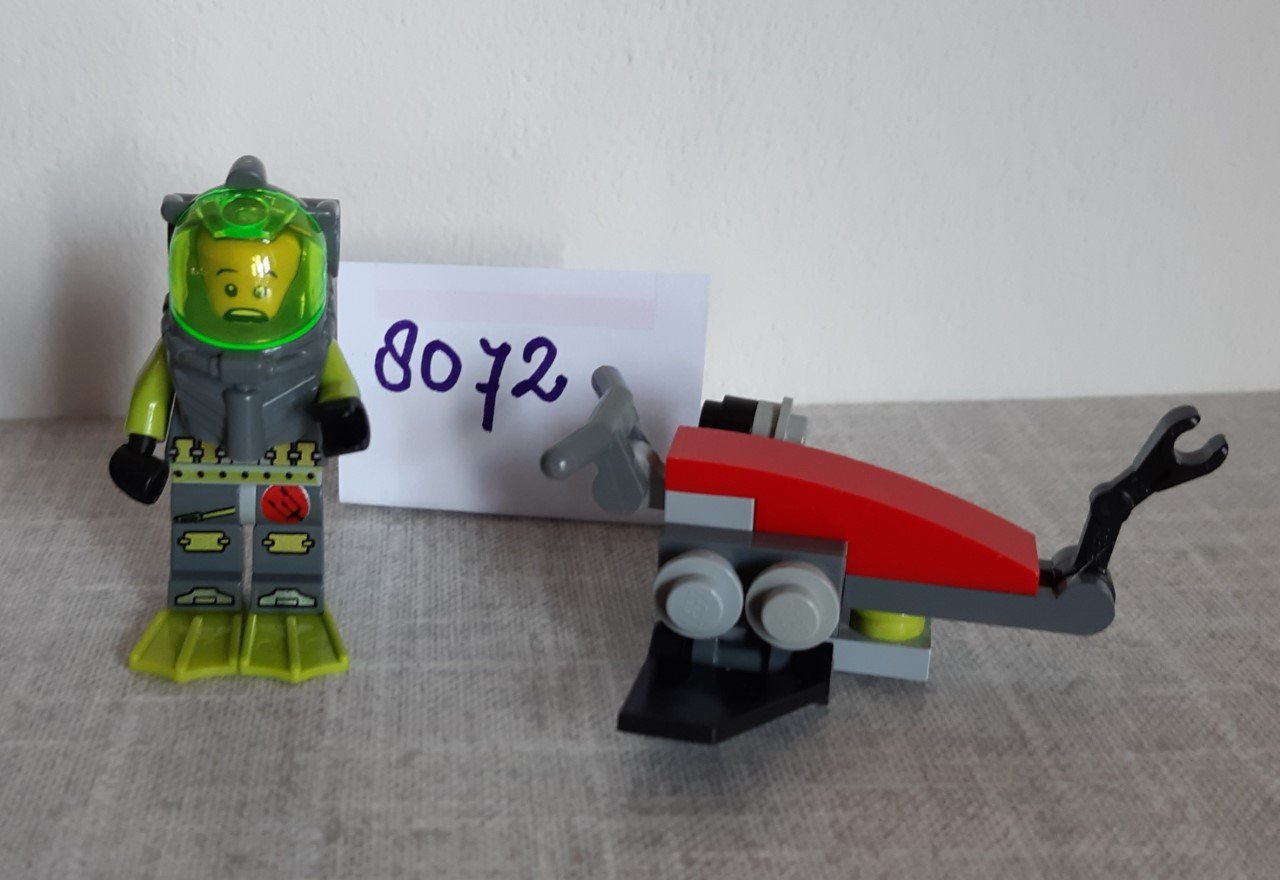LEGO Atlantis: 8072 + 20013: seajet en Neptune microsub