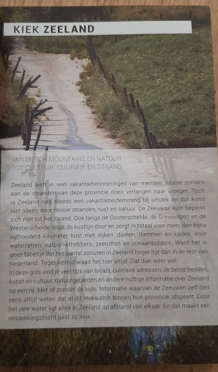 Kiek Zeeland, reisgids voor wie zich even Zeeuw wil voelen