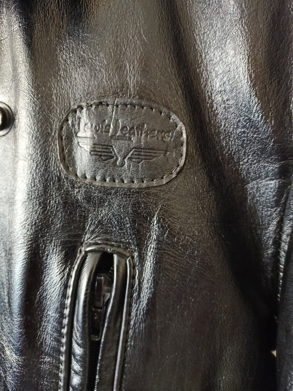 Vintage lewis leather heren motorjas