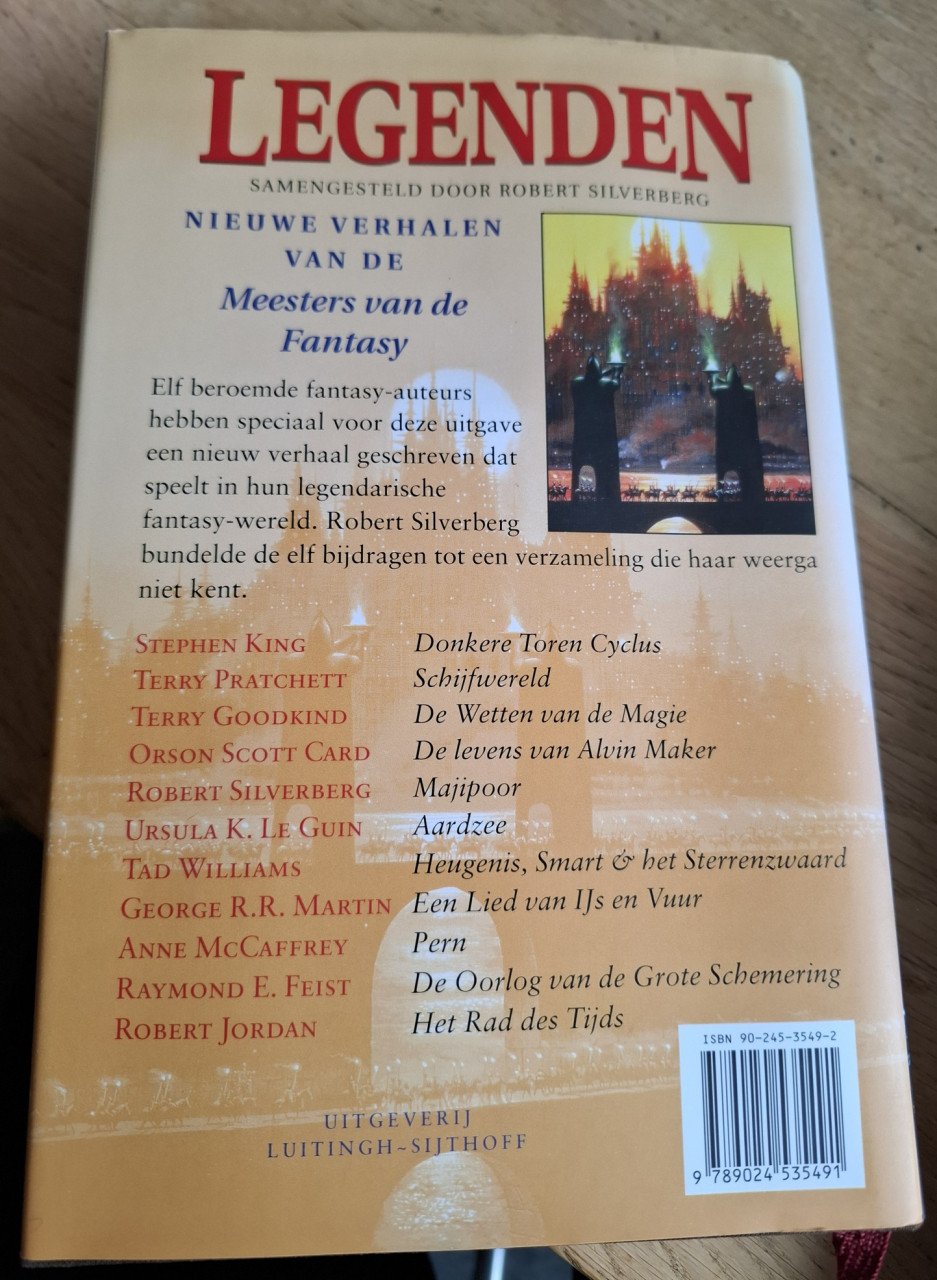 Legenden, Nieuwe verhalen van de Meesters van de Fantasy, R. Silverberg