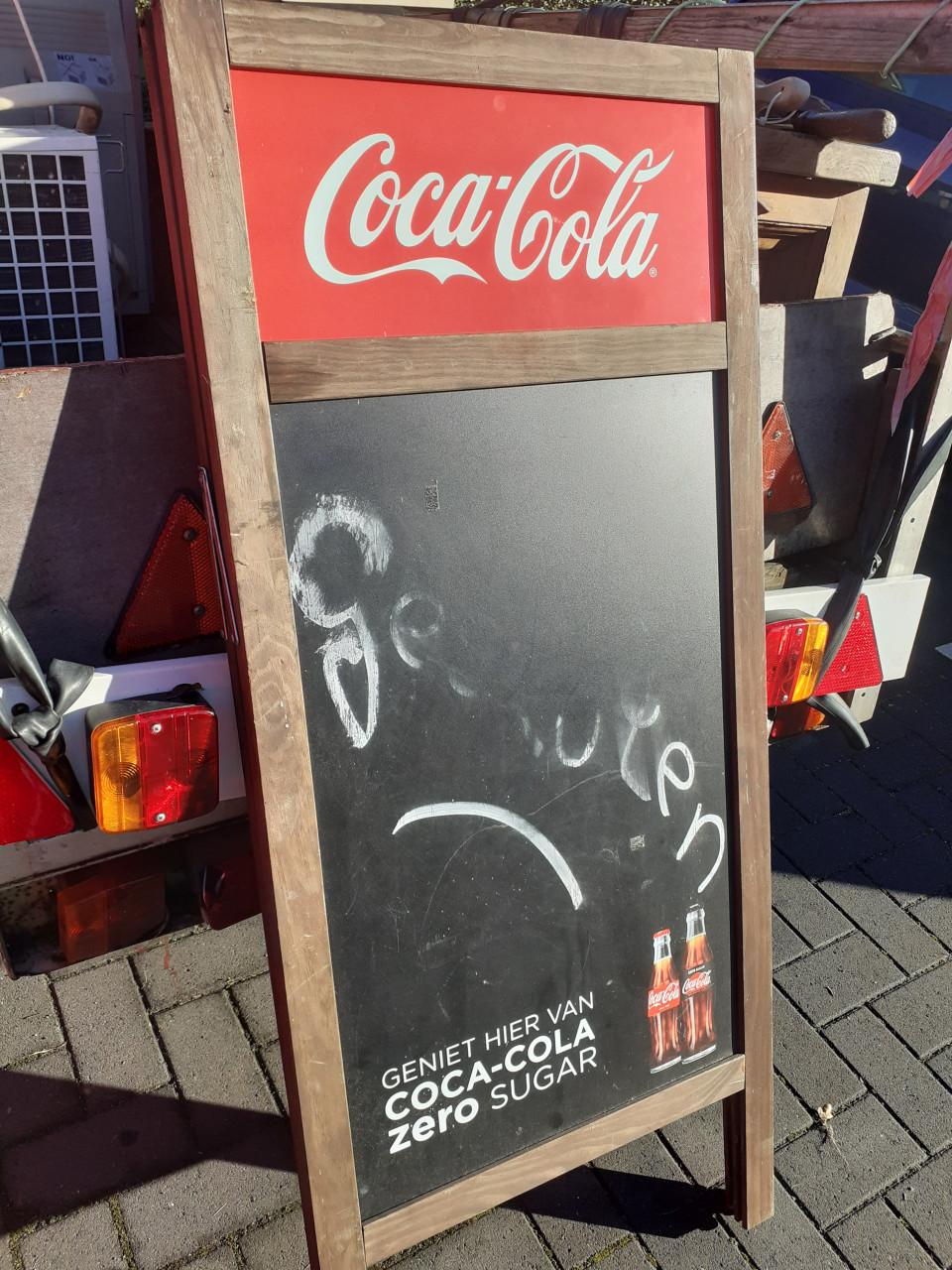 Radio COCA COLA super groot Cola blik 80cm & Diverse Stereo