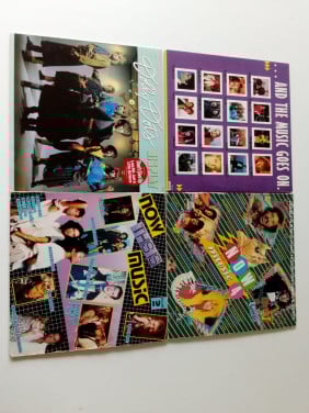 Set 4x jaren 80 vinyl lp