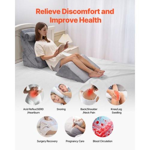 Orthopedisch wigkussen 4 delig