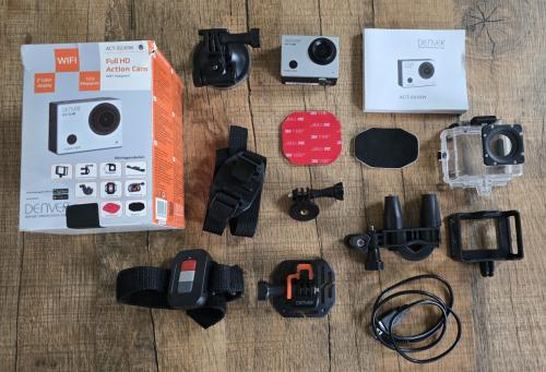Denver Action Cam ACT-5030W Full HD WiFi - Zeer complete set