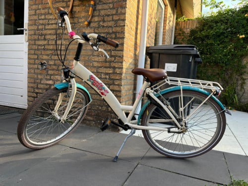 Vrolijke meisjesfiets