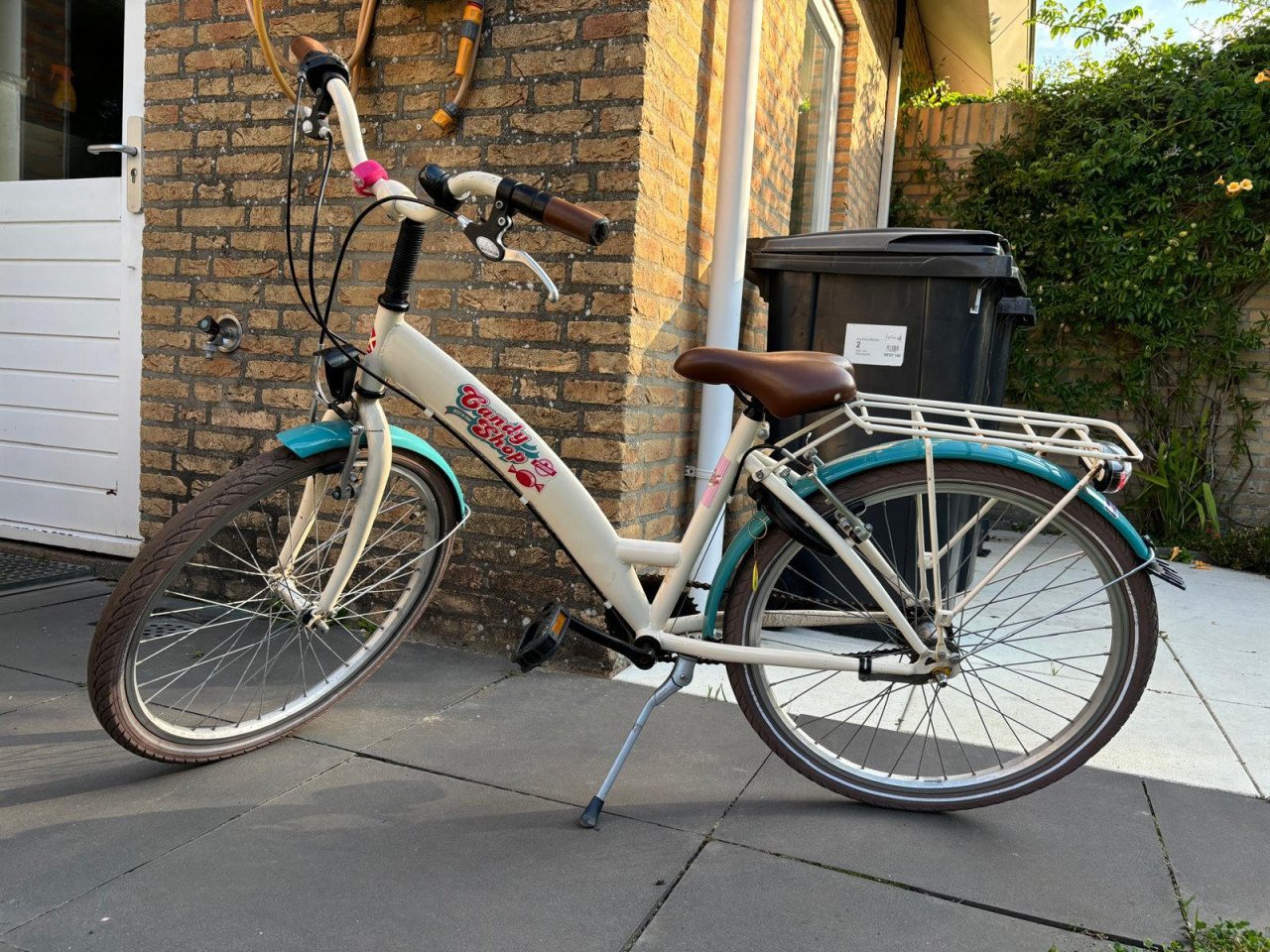 Vrolijke meisjesfiets