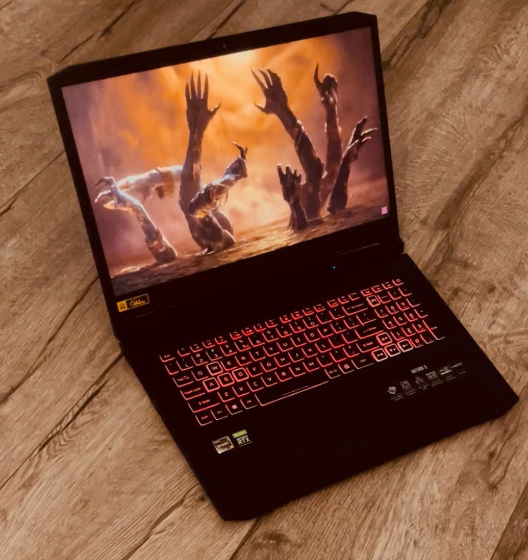 Gaming Laptop Nitro 5 17,3" - Ryzen - RTX 3060 - SSD - 144Hz