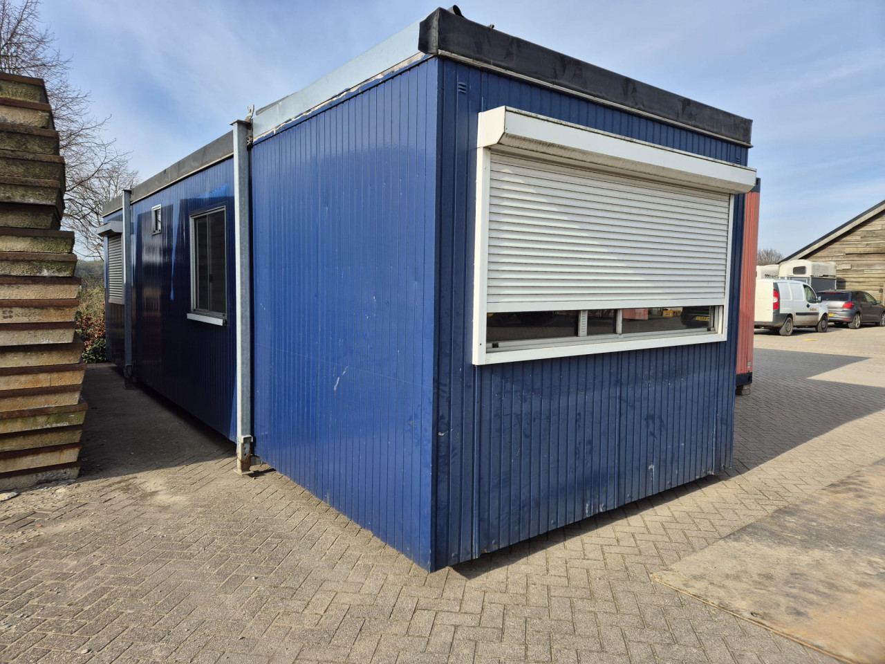 Kantoorunit/bouwkeet/woonunit/schaftkeet/container 10x3m