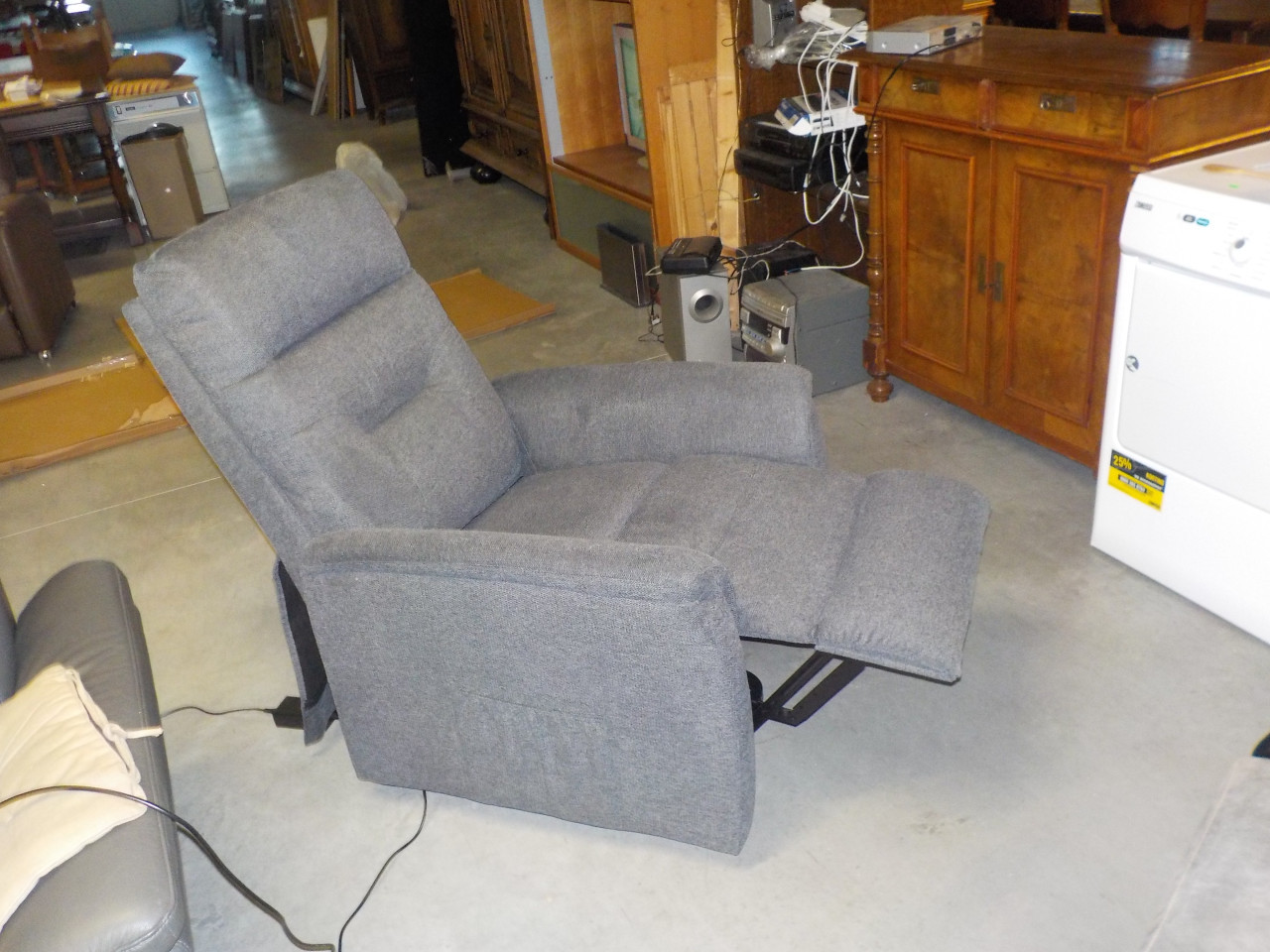 Nieuwe elektrische sta-op relax stoffen fauteuil in meerdere kleuren