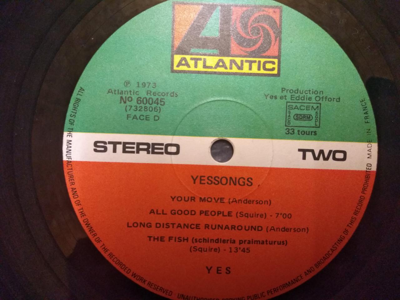 Te Koop  Lp  Yes – Yessongs