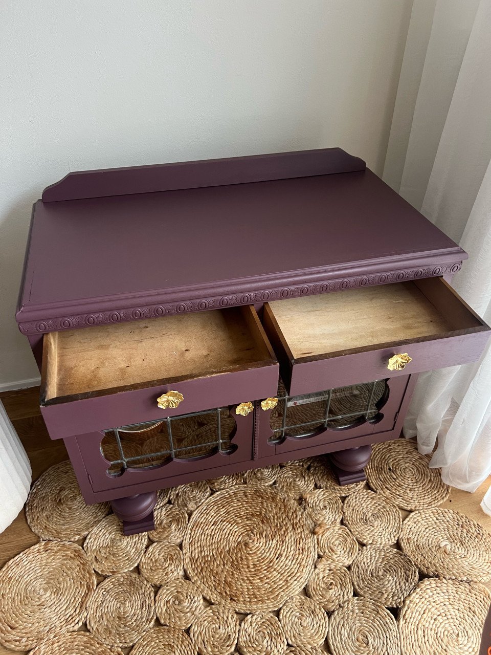 Vintage kastje glas-in-lood | gerestyled