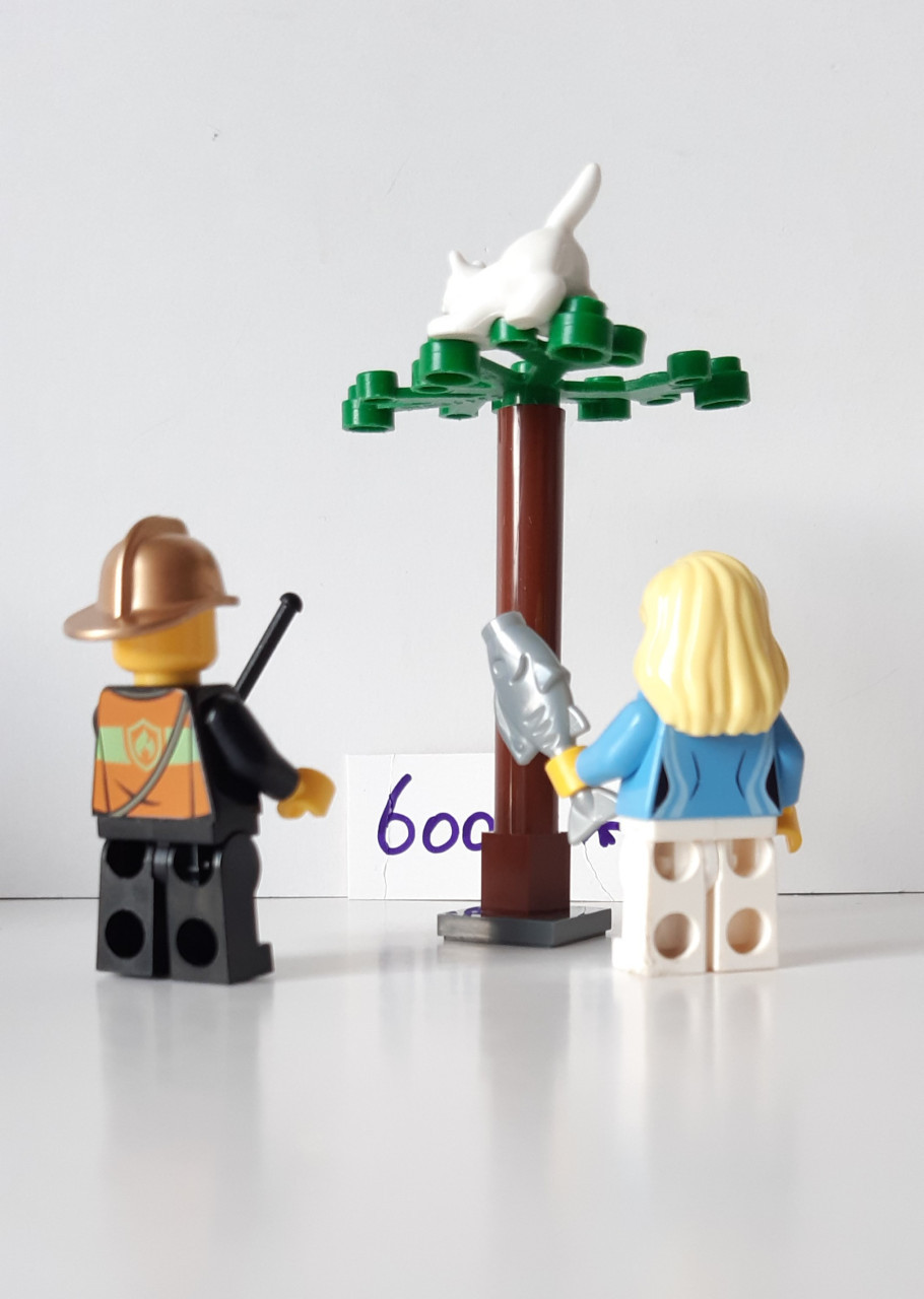 Lego City 600001: Brandweercommandant met gouden helm