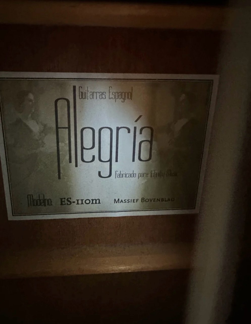 Tekoop clasic gitaar Algeria massief