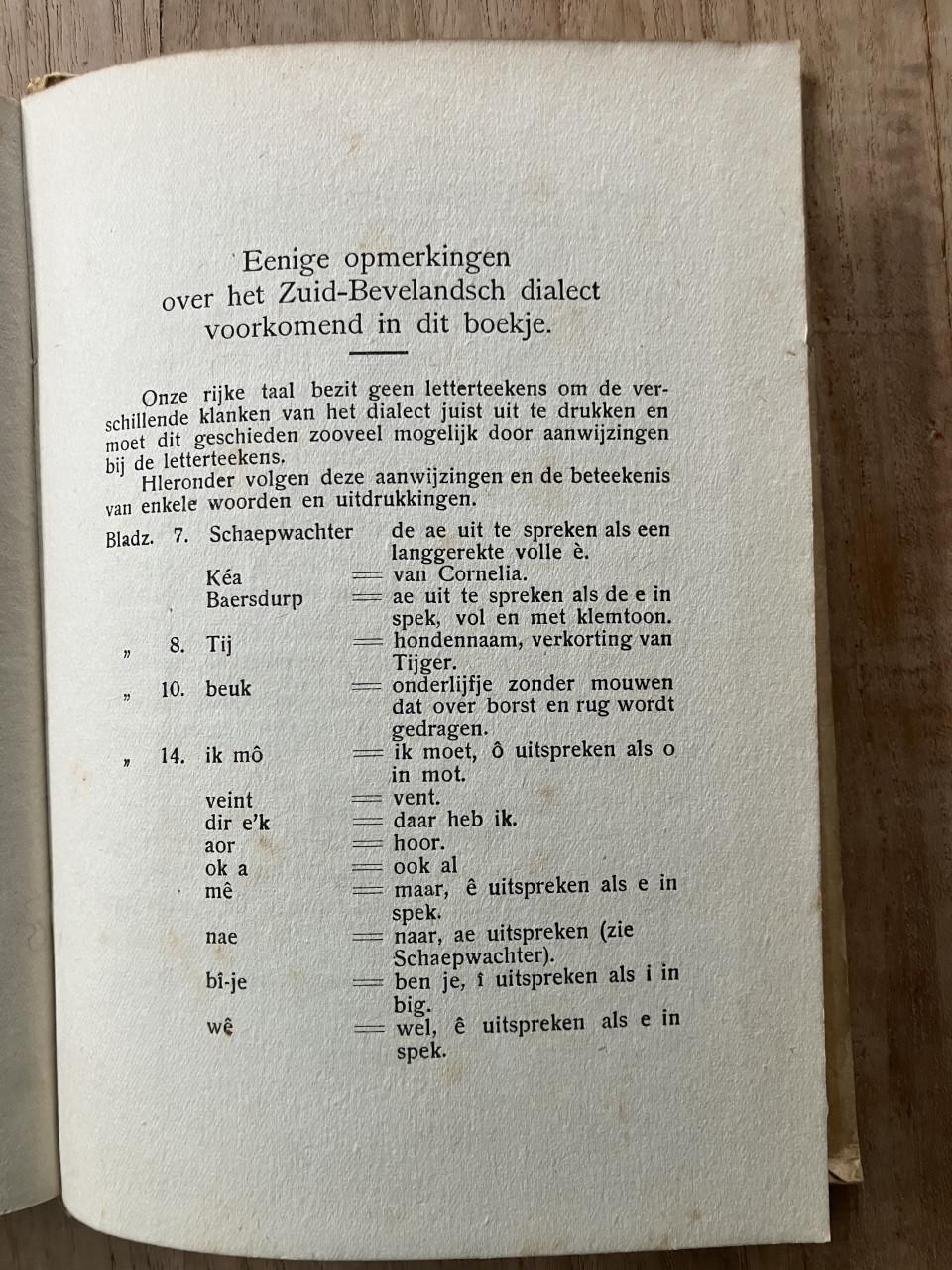 Zeldzaam Zeeuws Boekje Jillis de Schaepwachter (ca. 1920)