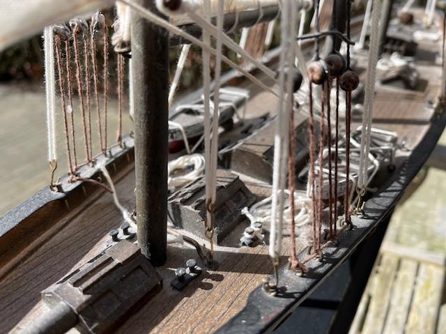 Groot model zeiljacht