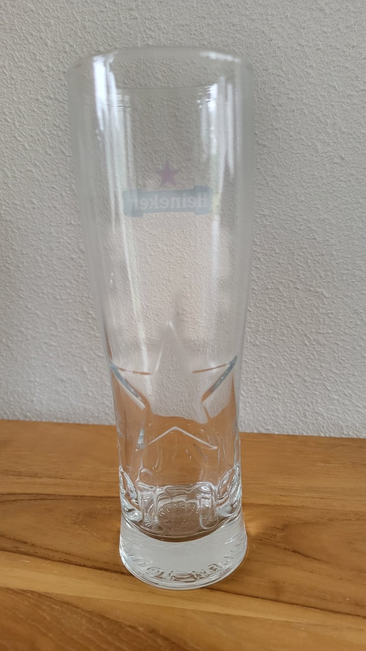 Set van 6 Heineken Star bierglazen 25 cl - NIEUW