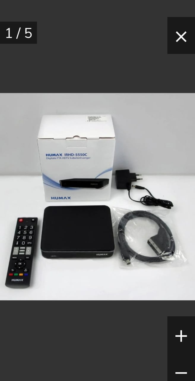 HUMAX 5550c FREE TV KIJKEN  19 €