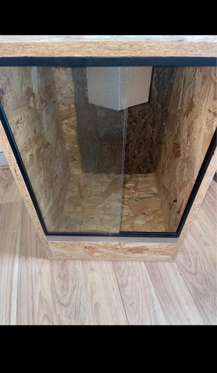 Terraruim osb met fitting