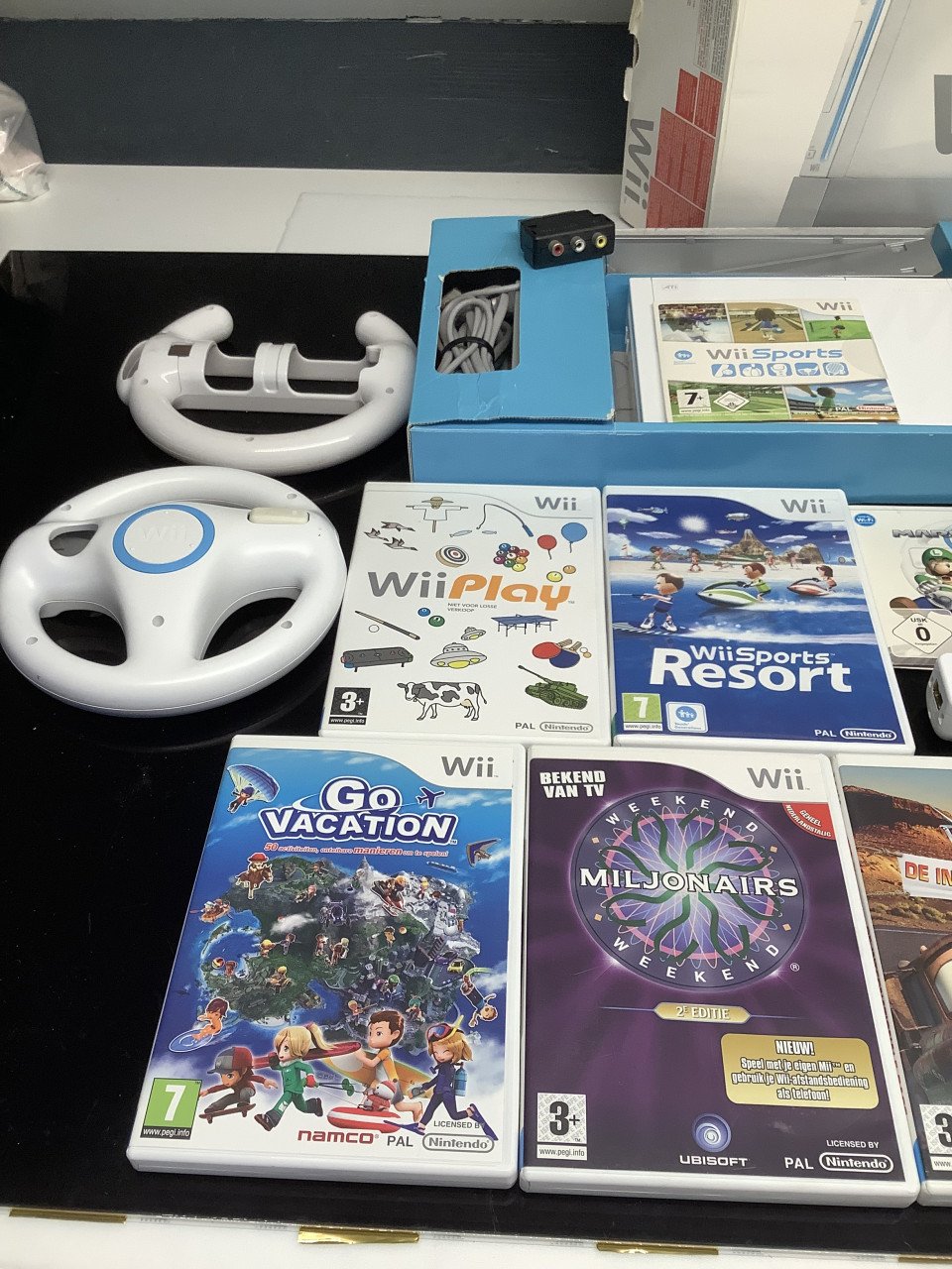 Complete Nintendo Wii spelcomputer in originele doos met extra ….