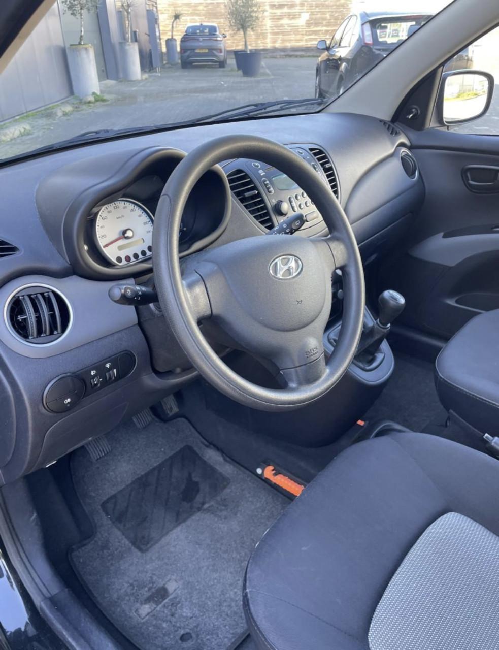 Hyundai i10 1.1 I 5DR 2008 Zwart | NAP | 69.646 KM NAP