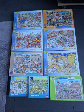 Te koop 23 zgan mooie puzzels