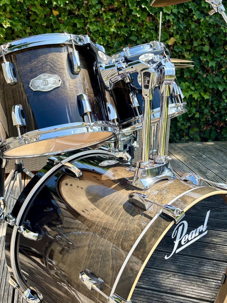Compleet professioneel pearl vision drumstel