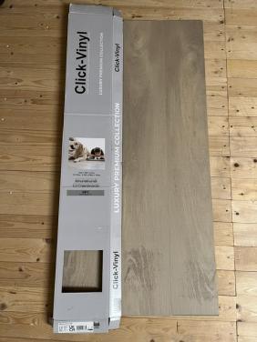 PVC Click laminaat en Redupax geluid reducerende ondervloer