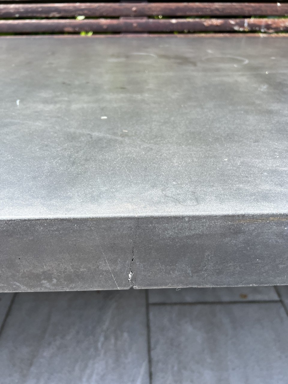 Tuintafel beton 260cm