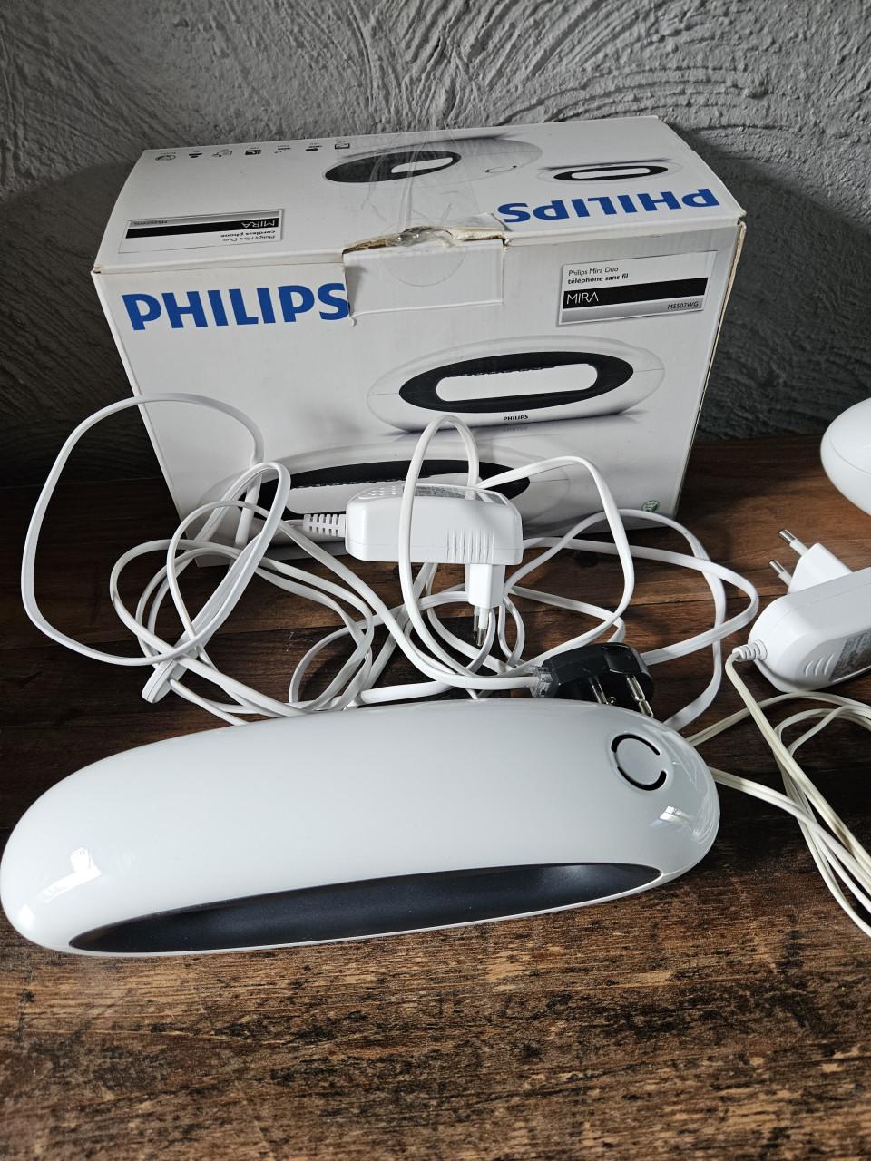 Zgan Philips Mira Duo draadloze telefoon M550/M555