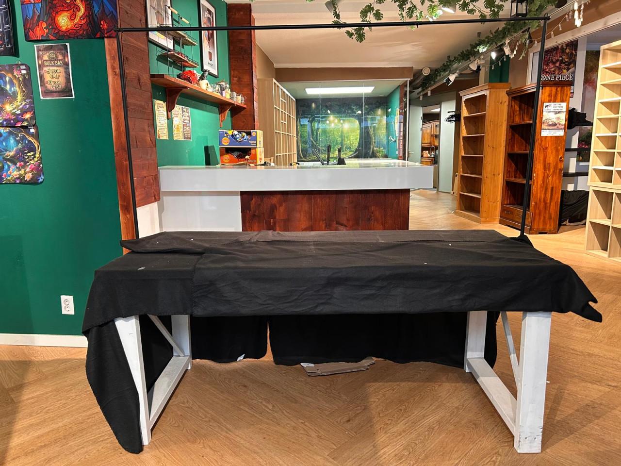 Presentatie tafel sieraden
