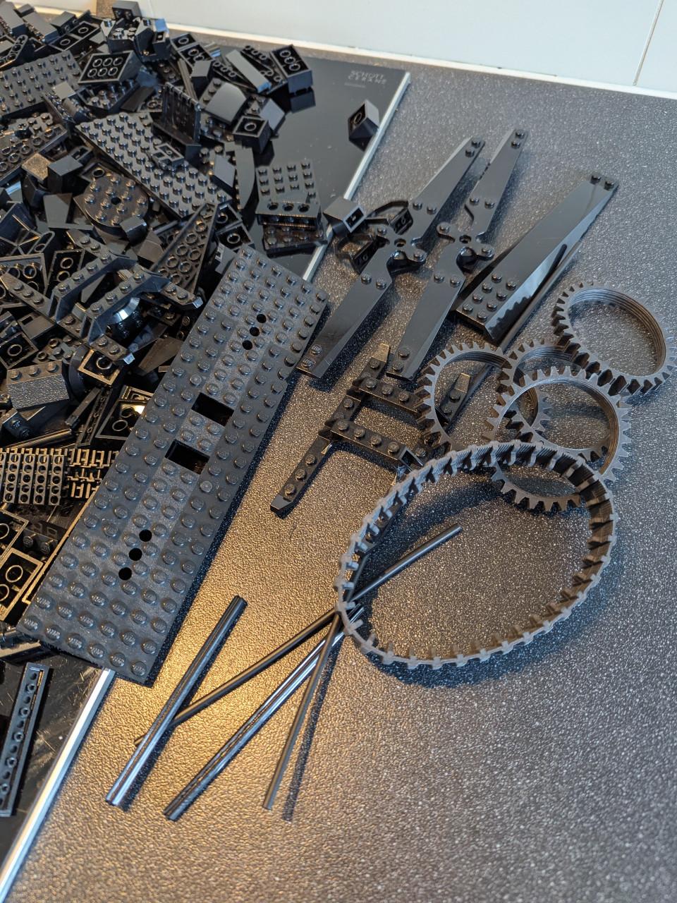 Lego gesorteerd Zwart