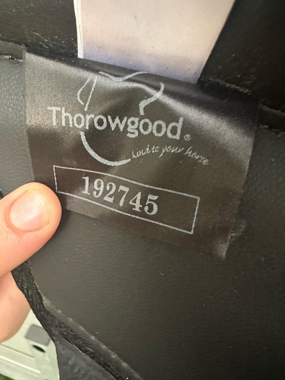Thorowgood Veelzijdigheidszadel 17,5 inch.