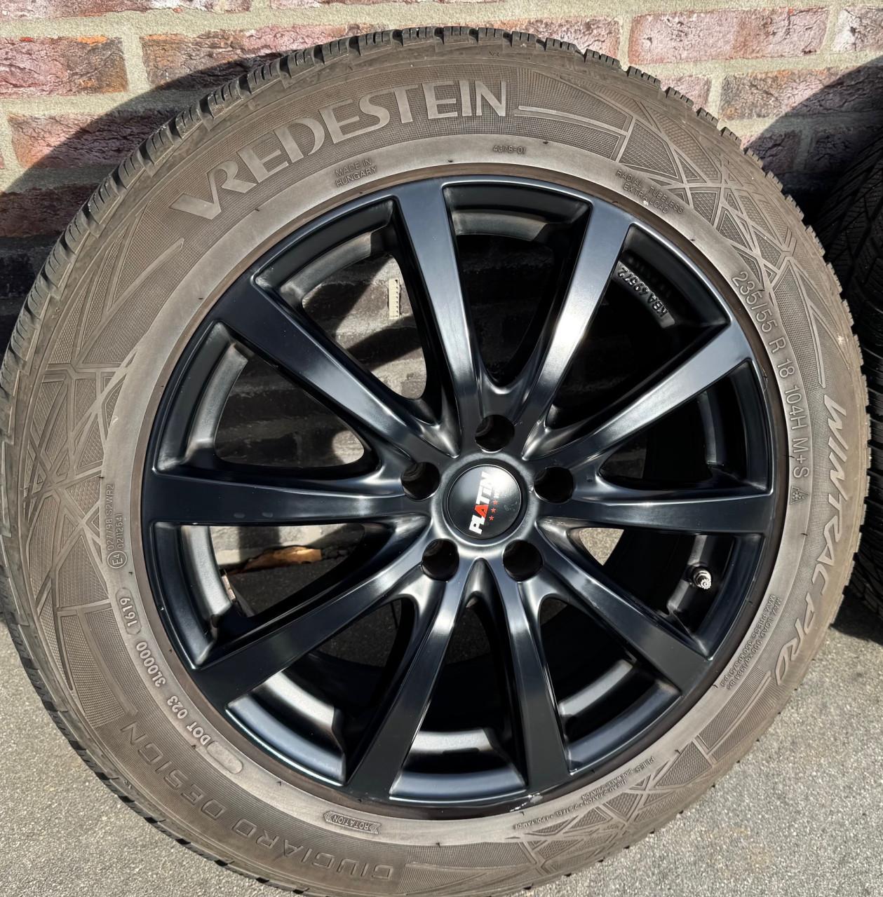 Velgen met winterbanden