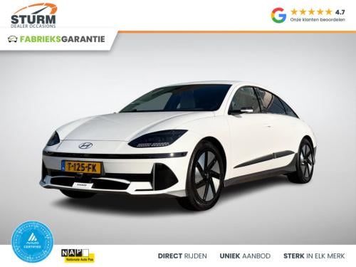 Hyundai Ioniq 6 lounge 77.4 kwh soh 97% + camera buitenspiegels!