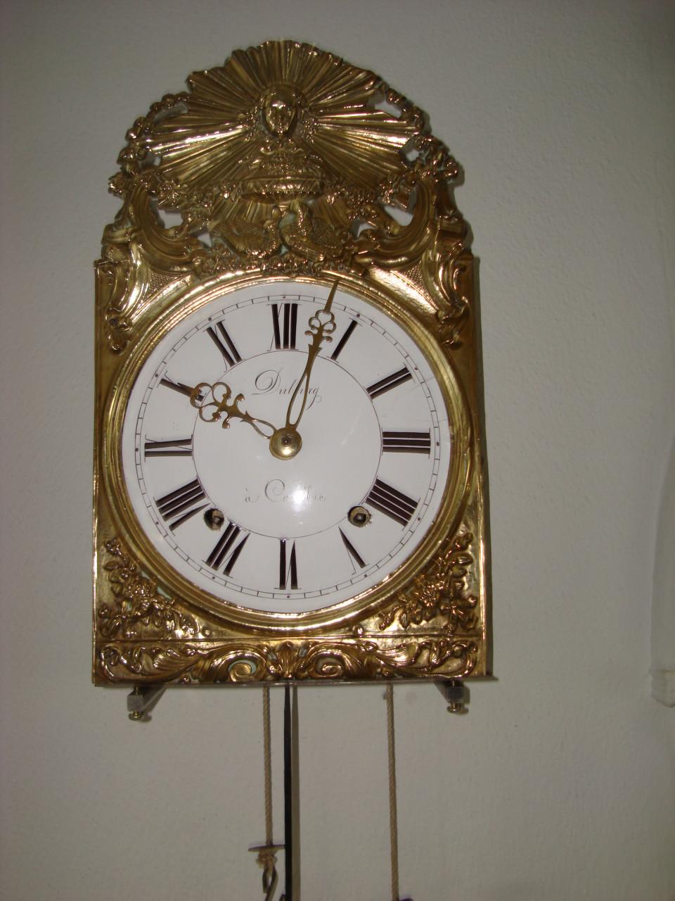 Zeer mooie antieke ZON comtoise klok anno 1880