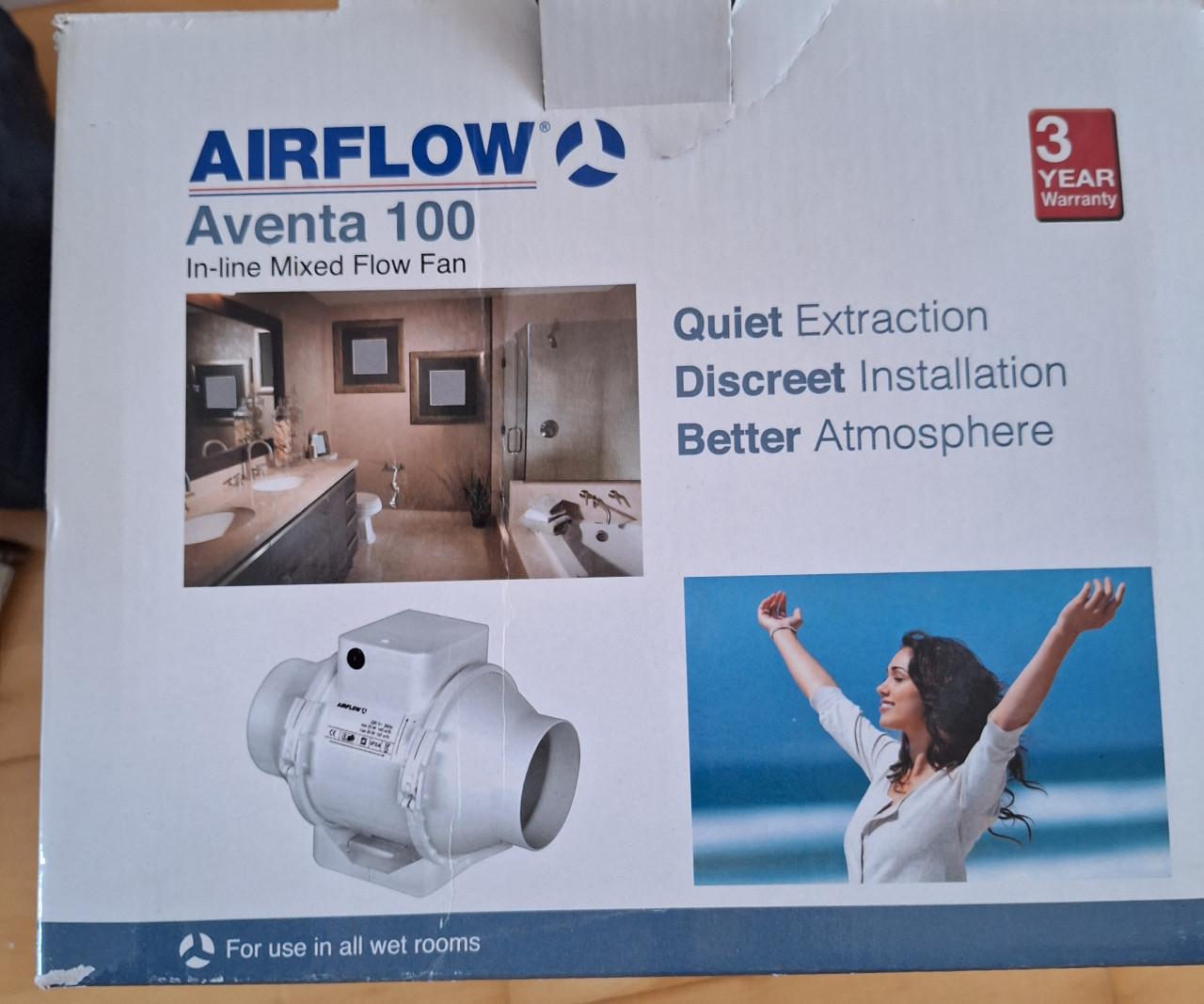 Aventa ventilator voor natte ruimte