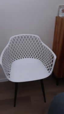 Witte kuipstoelen