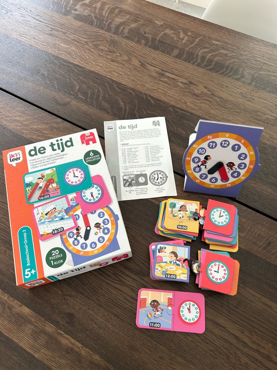 Ik leer: de tijd (groep 2, v.a. 5 jaar)