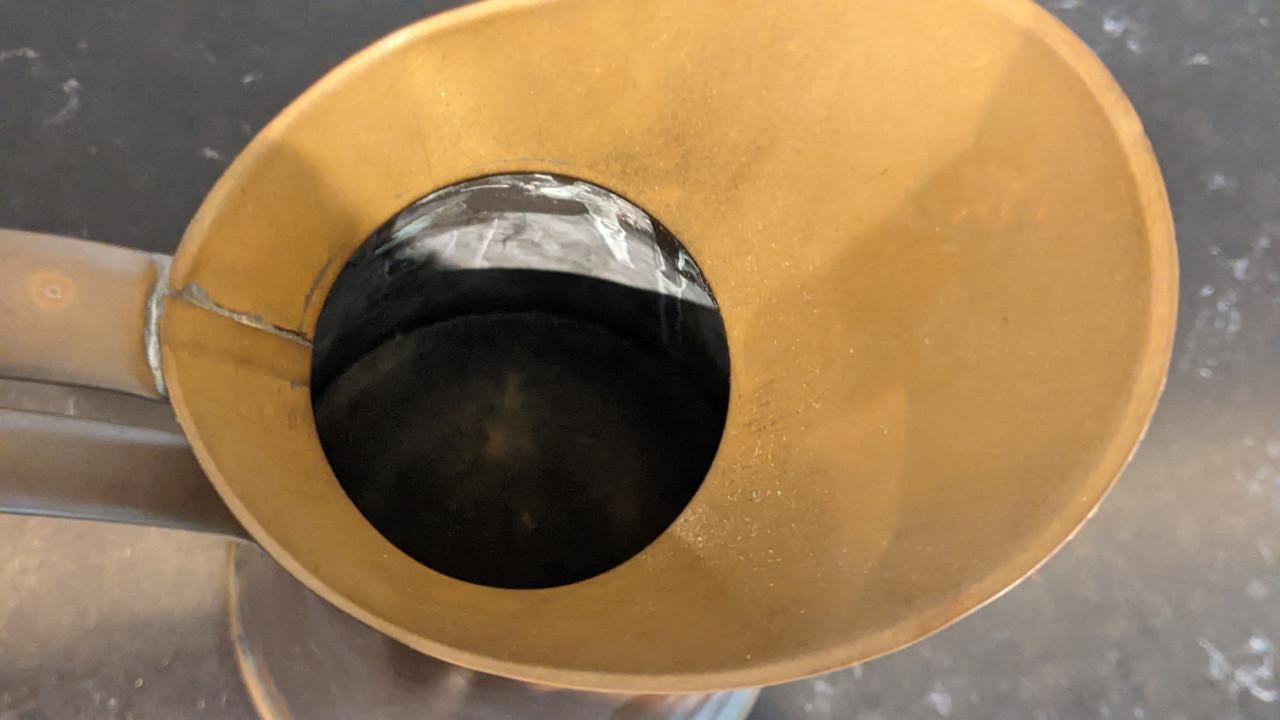 Koperen kan, 2 kleuren koper